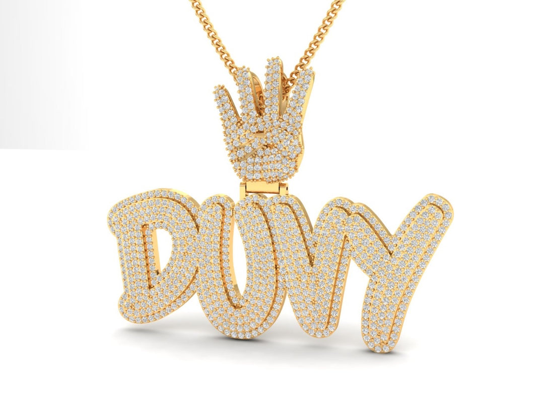 Duvy diamond charm